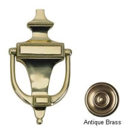 Brass Accents Rope Door Knocker 6-.50 in. Antique Brass BR42744